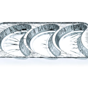 6125 - 3 Cavity Croissant Tray