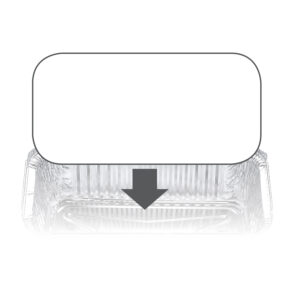 7127LB - Ovenable Container Board Lid